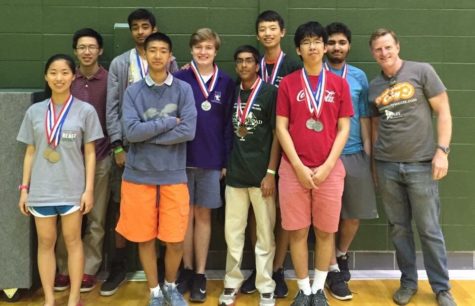 Mr. Jones and the 2016-2017 Science Olympiad Team 