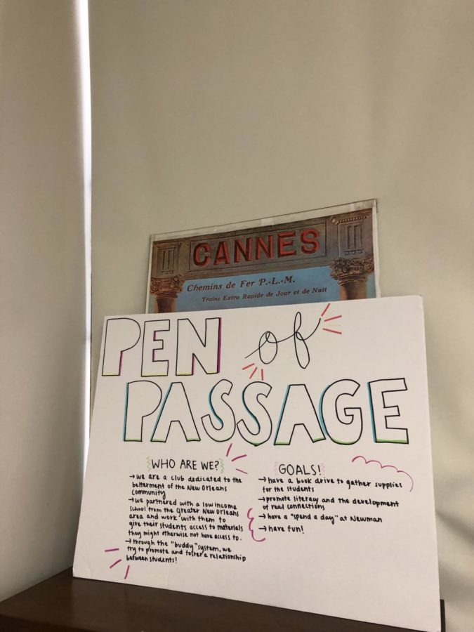 Pen of Passages Poster from Club Fair 